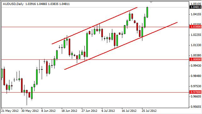 AUD/USD Forecast July 30, 2012, Technical Analysis AUD/USD Forecast July 30, 2012, Technical Analysis